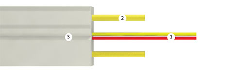 Оптический кабель Инкаб Абонентская «бабочка» ОВП-2А